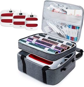 Étui de transport de voyage personnalisé pour <span class=keywords><strong>Cricut</strong></span> <span class=keywords><strong>EasyPress</strong></span> 2 12 "x 10" et 9 "x 9" Organisateur de machine de presse à chaud pour accessoires et outils <span class=keywords><strong>Cricut</strong></span> - Product Image 5