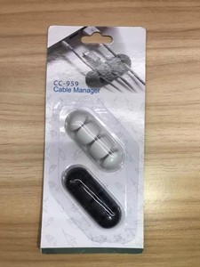 Organizzatore per Cavi a 3 Canali, Clip per Cavi USB da Scrivania, Supporto per Gestione Cavi - Product Image 4