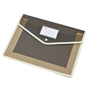 กระเป๋าเอกสารแบบแนวนอนสำหรับนักเรียน ขนาด A4  วัสดุ PP  ลายทวิล  สำหรับเก็บข้อสอบข้ามพรมแดน  แบบมาตรฐานเต็มรูปแบบ  สามมิติ - Product Image 1