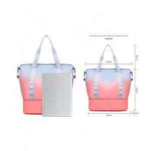 Bolsa de Hombro Personalizable 2026, Bolsa de Viaje Informal de Gran Capacidad, Bolsas de Viaje con Ruedas y Compartimento para <span class=keywords><strong>Zapatos</strong></span> - Product Image 2