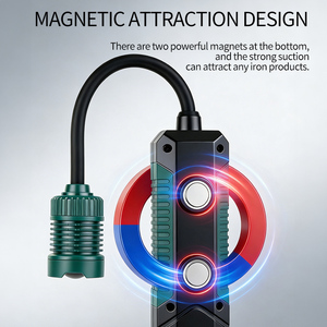 <span class=keywords><strong>Lampe</strong></span> <span class=keywords><strong>de</strong></span> travail portable 1500 lumens avec zoom télescopique, bras flexible, aimant et crochet rotatif, lampes <span class=keywords><strong>de</strong></span> travail LED pour barbecue - Product Image 4