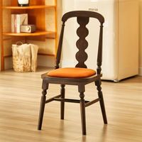 Minimalistischer Massivholz-Wohnzimmerstuhl mit Massiver Rückenlehne Umweltfreundliches & Langlebiges Design