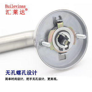 Huilevinas Stainless Steel Fire Door Lock Cylinder Handle Lock Minimalist Design For Fire Doors Easy Installation - Product Image 1