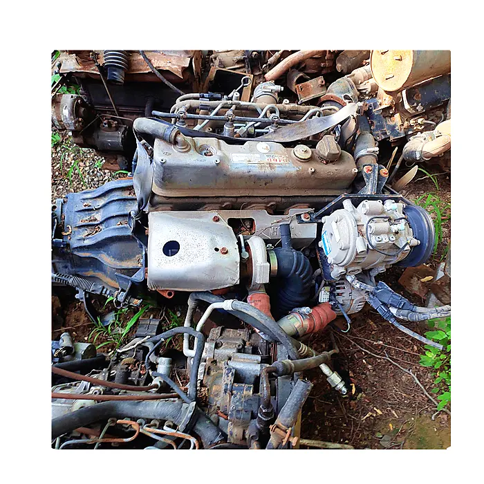 Good Condition Genuine Used D4dd Bus Diesel Engine Assy and Gearbox