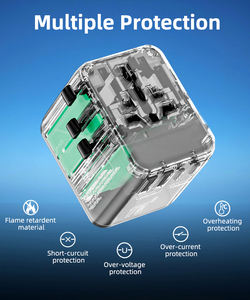 Adaptador de Viaje Universal Worldplug con Puertos USB, Adaptador de Enchufe Internacional <span class=keywords><strong>para</strong></span> Laptop, Auriculares, Función PD <span class=keywords><strong>para</strong></span> Viajes - Product Image 5