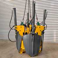 Pelle hydraulique pour excavatrice, pour le déplacement de racines et de boules de terre, idéale pour la transplantation en pépinière et l'aménagement paysager