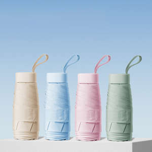 DD3501 Lluvia Anti-uv Capsul Pocket Hike Portable Mini <span class=keywords><strong>6k</strong></span> Paraguas plegable Sunny Custom Travel Outdoor Girl Caja de color Regalo Mujeres - Product Image 3
