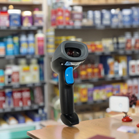 Lecteur de codes-barres sans fil HC-659DB, portable et filaire, 1D 2D QR Codes, lecteur de codes PDF417, compatible avec la logistique, les magasins de détail et les supermarchés
