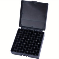 Boîte de rangement portable tactique pour l'extérieur MTM 9 mm 100 cartouches, boîte de rangement en PP, étui de rangement, boîte à balles, organisateur