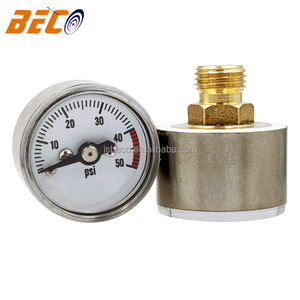 <span class=keywords><strong>Mini</strong></span> Baixa Paintball Cerveja Co2 Válvula Reguladora 1/8NPT Rosca 50psi <span class=keywords><strong>Mini</strong></span> Medidor De Pressão De Gás De Ar - Product Image 4