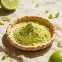Poudre de citron vert 100% pure, saveur naturelle citron-lime pour la pâtisserie et la fabrication de boissons |   Haute qualité, longue durée, approvisionnement en gros