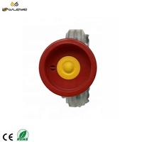Feu de signalisation solaire 8 LED IP66 étanche en PC, ultra-lumineux et longue durée, pour la sécurité routière