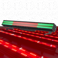 IP66 extérieur DMX RGB + CW LED barre lumineuse de Pixel stroboscopique dynamique électrique gel extérieur effet de faisceau stroboscopique lumière DMX512 contrôle