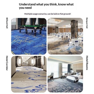 Hotel-Teppiche für Flure, Korridore und Durchgänge, Bedruckte Nylon-Tufting-Teppiche, Maßgefertigte Bodenmatten für Gästezimmer, Gewerbliche Nutzung, Chengdu - Product Image 5