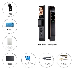 กลอนประตูอัจฉริยะ Glomarket ระบบจดจำใบหน้า 3 มิติ พร้อมกล้อง ควบคุมอัตโนมัติเต็มรูปแบบ ควบคุมผ่านรีโมท Tuya ระบบสแกนลายนิ้วมือ ไบโอเมตริกซ์ ล็อคดิจิตอลอัจฉริยะ - Product Image 6