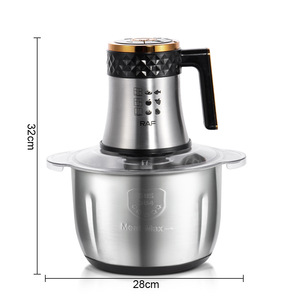 RAF Home Kitchen Portable Big Capacity Electric Chopper Vegetable Cutter Food Processor Glass cups and stainless steel cups - Product Image 6