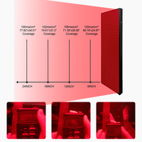 Panel de Terapia de Luz Roja de Cuerpo Completo con LED Infrarrojos de Doble Chip de 850nm y Alta Potencia de 6000W para Uso Doméstico