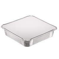 Couvercle en carton duplex laminé film métallisé pour bol en aluminium, matière première et couvercle fini pour barbecue