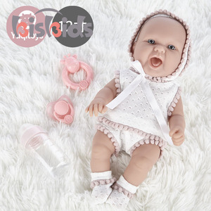 Muñeca Reborn de Vinilo Suave de 12 Pulgadas, Simulación de Bebé Recién Nacido, Cuerpo Completo, Modelo de Silicona, Juguete con Alimentador - Product Image 4