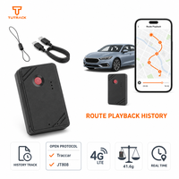 Petit traceur GPS sans fil avec trou pour sangle, protocole Traccar JT808, historique des itinéraires, pour véhicule personnel