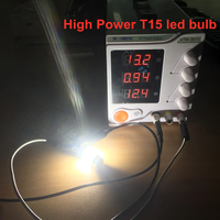 T15/912/921/W16W LED voiture ampoule 16W 1200LM haute luminosité 16SMD blanc ambre rouge Super CANBUS pour feu de recul