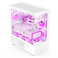 Boîtier PC de bureau populaire AntarcChill Factory, boîtier de jeu, support ATX, refroidissement liquide 360, verre trempé