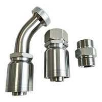 Raccord hydraulique haute pression pour marteau-piqueur d'excavatrice, raccord de tuyau robuste 45 #   Construction en acier de haute qualité pour la démolition
