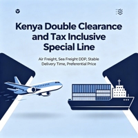Agent maritime Chine-Kenya, livraison porte-à-porte, fret maritime et aérien, service logistique pour achats en ligne