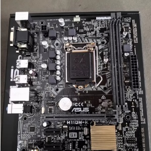 เมนบอร์ดใหม่ Asus สีดำสำหรับเล่นเกม H110M-K เมนบอร์ด LGA 1151ซ็อกเก็ต (core I7/core I5/core I3/) สำหรับเดสก์ท็อปสำหรับเล่นเกม - Product Image 2