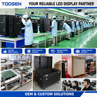 Pantalla LED de Piso de Alta Resistencia TOOSEN P1.9 P2.9 P3.9 para Exposiciones de Automóviles con Pantalla LED Interactiva y Video Wall para Presentación de Vehículos