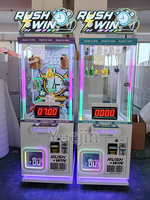 Máquina de Juego Arcade 7Seconds Coin Operated Stop Time con Garantía de 1 Año, en Inglés, con Premios de Juguetes de Metal y Peluche