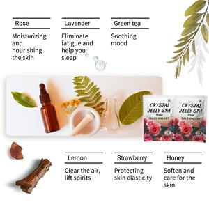 Cristal Cuidado DE LA PIEL Hidratante Lavanda Gel Jalea <span class=keywords><strong>Spa</strong></span> Orgánica Baño de pies Sal Cristal Barro Baño de pies Masaje corporal Sal de pies - Product Image 3