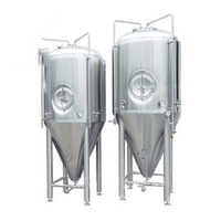 Réservoir conique de bière SS304 cuve de Fermentation de bière cuve de Fermentation de bière 1000l 2000L