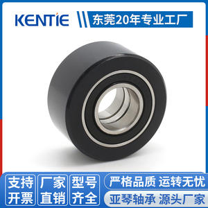 Poulies revêtues de caoutchouc de type plat résistantes aux températures élevées et basses, rouleaux de convoyage en plastique technique spécial - Product Image 5