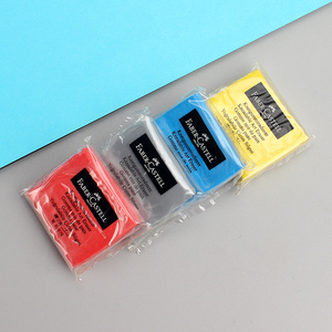 Allemagne Faber High-Gloss Cute TPR Soft Plasticine Clay Eraser Pencil Eraser pour étudiants Children's Drawable Sketch Painting - Product Image 5
