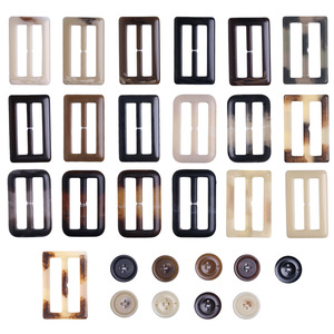 Resin Rectangle Snap <b>Buttons</b> Three Position For Trench Coats Jackets Women Clothing <b>Suits</b> Overcoats Accessories Lead Free - Product Image 1
