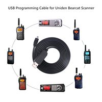 USB to RS232 Mini 4P Serial Programming Cable for Uniden Bearcat Scanner BC250D BC296D UBC3300XLT BC246T BR330T BCD396T BC346XT