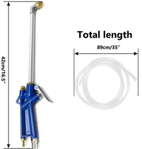 Pistolet pneumatique haute pression en alliage d'aluminium avec tuyau de 100 cm pour le nettoyage de l'huile moteur de voiture - Product Image 6