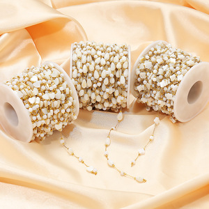 Cadenas <span class=keywords><strong>de</strong></span> cuentas <span class=keywords><strong>de</strong></span> acero inoxidable con forma <span class=keywords><strong>de</strong></span> corazón, flores, luna, estrella y conchas marinas para la fabricación <span class=keywords><strong>de</strong></span> joyería, accesorios y piezas al por mayor. - Product Image 2