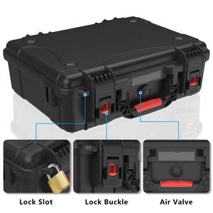 Échantillon gratuit Boîte d'emballage pour instruments de transport d'outils en plastique moulé par injection avec mousse personnalisée pour équipement électronique - Product Image 5