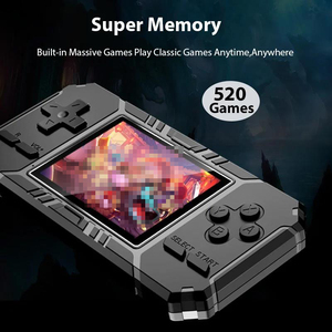 Consola de juegos S8, pantalla LCD HD de 3,0 pulgadas, reproductor de juegos portátil, 520 juegos integrados, Mini consolas de juegos <span class=keywords><strong>Retro</strong></span> portátiles - Product Image 4