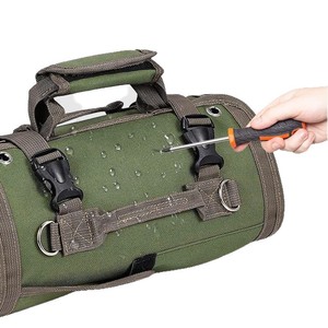 Bolsa de almacenamiento de herramientas, bolsa de accesorios de tela Oxford, bolsa de herramientas enrollable de lona para electricista, bolsa de accesorios - Product Image 4