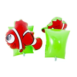 Inflatable Swim Arm Band Floater Sleeves inflate Toy For Kid Arm Float Swimming Rings Tube Jumping Fish