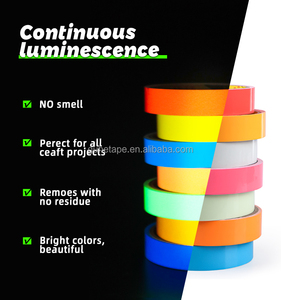 Cinta que brilla en la oscuridad 16.5Ft X1In Cinta reflectante luminosa Marcador de salida de seguridad fluorescente Señal de salida de escalera Decoración de Halloween - Product Image 3