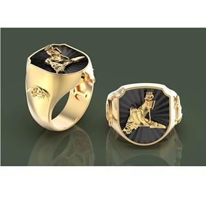 Men Customized Color Viet Nam Custom Designed & Made to Order <b>Ring</b> Stainless Steel Gold <b>Ring</b>/<b>Necklace</b> Fashion Jewelry Sets - Product Image 1