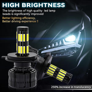 Faro LED COB Superbrillante de 360 Grados y 24 Lados, 12V H4 6000K 6000 Lúmenes 50W, Bombillas Universales para Automóvil - Product Image 4