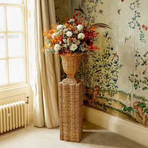 Maceta Grande <span class=keywords><strong>de</strong></span> 126x44 cm con Acabado Mate, Diseño Art Deco <span class=keywords><strong>de</strong></span> Bambú para Decoración <span class=keywords><strong>de</strong></span> Interiores, Maceta <span class=keywords><strong>de</strong></span> Mesa para Plantas Hidropónicas y Narcisos - Product Image 2