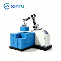 Nouveau Robot Palettiseur Collaboratif pour Entrepôt Logistique, Empilage Automatique de Boîtes, Moteur PLC, Roulement, Haute Capacité, Multi-Usages, Ferme
