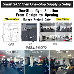 Solution clé en main pour la création de salles de sport 24h/24 et 7j/7, équipement de fitness commercial complet de 30 à 100 m² pour le marché africain - Product Image 2
