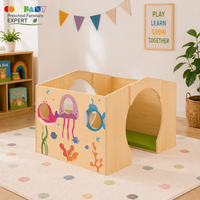 Meubles de garderie modernes en bois COMPANY, bibliothèque en forme de maison pour la lecture, pour tout-petits, crèche, Montessori